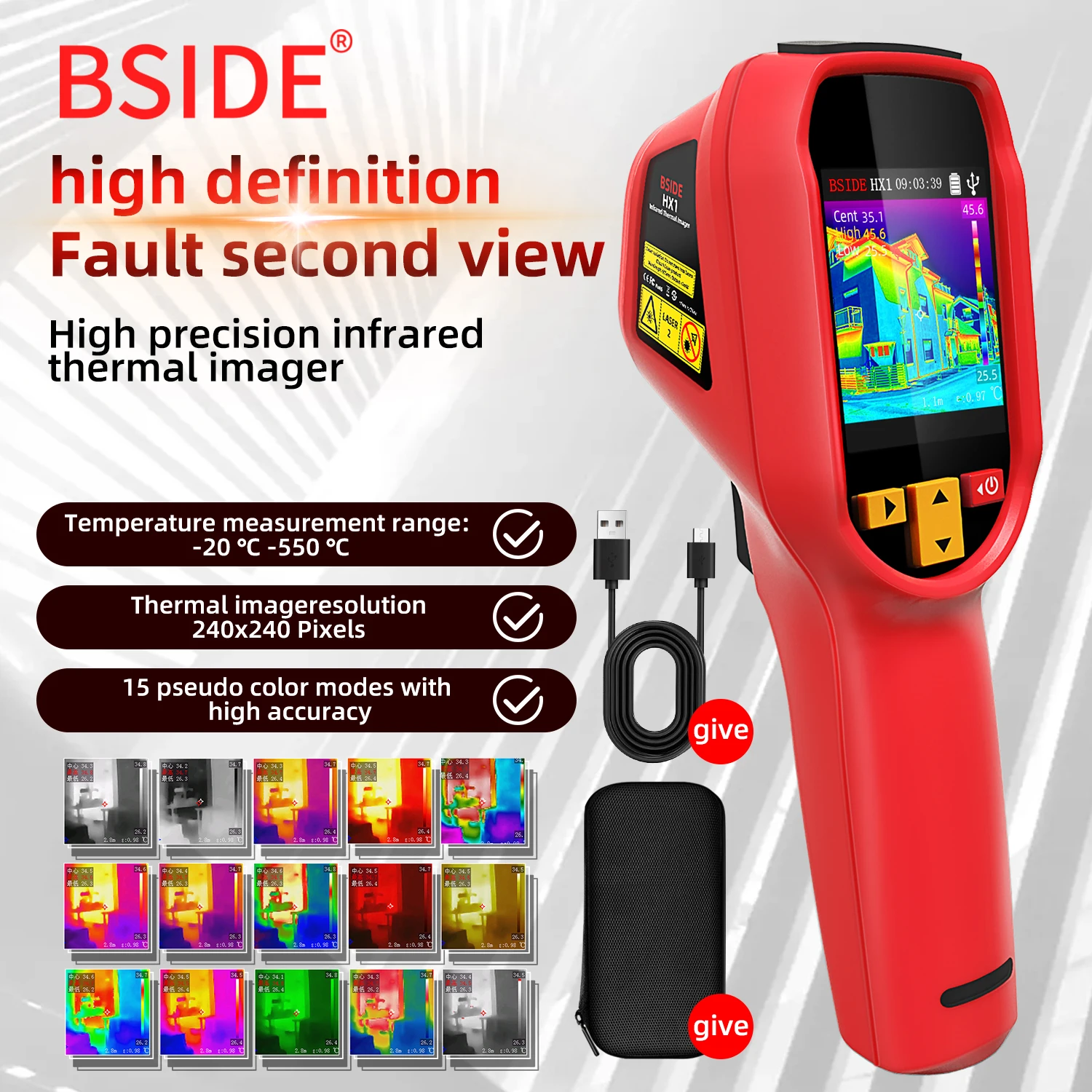 BSIDE HX1 240X240 Thermal Imag - огляд і ціна Thermal Imager Pcb Repair