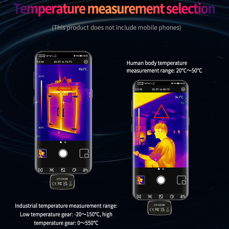 UNI-T Thermal Imager For Mobil - огляд і ціна Thermal Imaging Camera 256X192