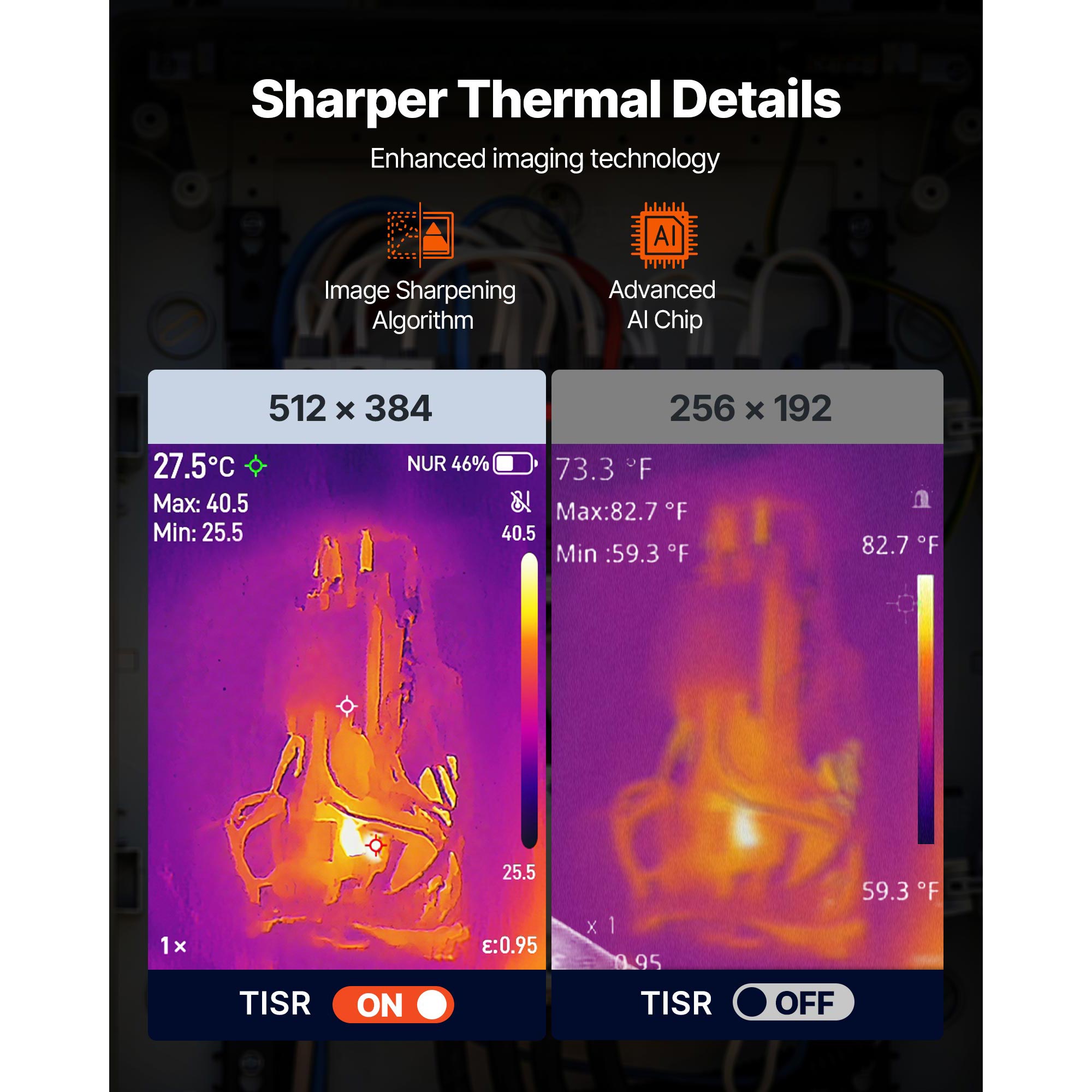VEVOR Pro Thermal Imaging Came - огляд і ціна Thermal Imaging Camera 256X192